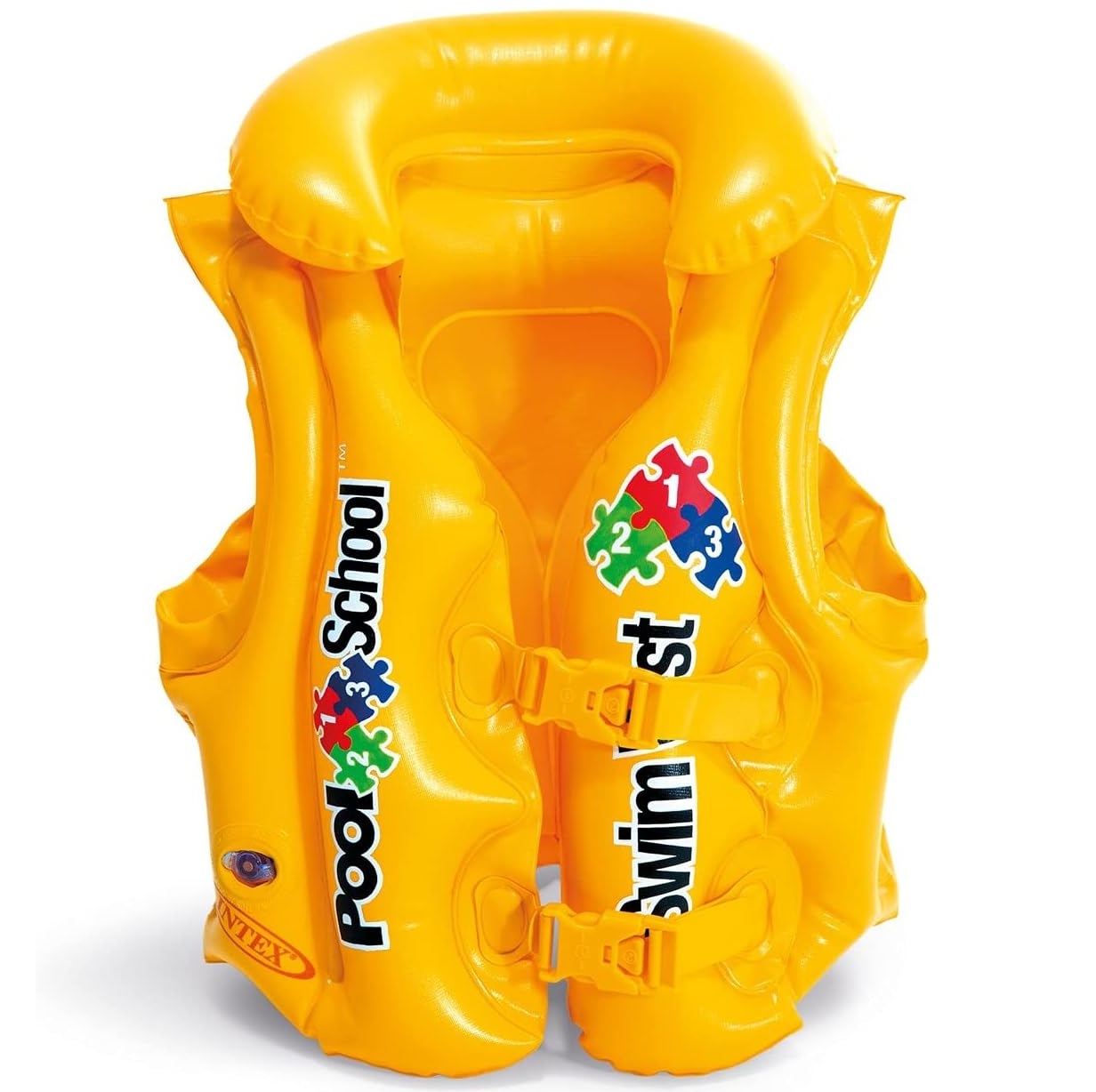 جلیقه شنا بادی کودک زرد اینتکس (intex) کد 58660