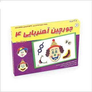 بازی فکری جورچین آهنربایی4(صورتک ها)