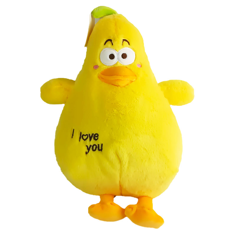 عروسک جوجه طرح گلابی 34 سانتی مدل Love you