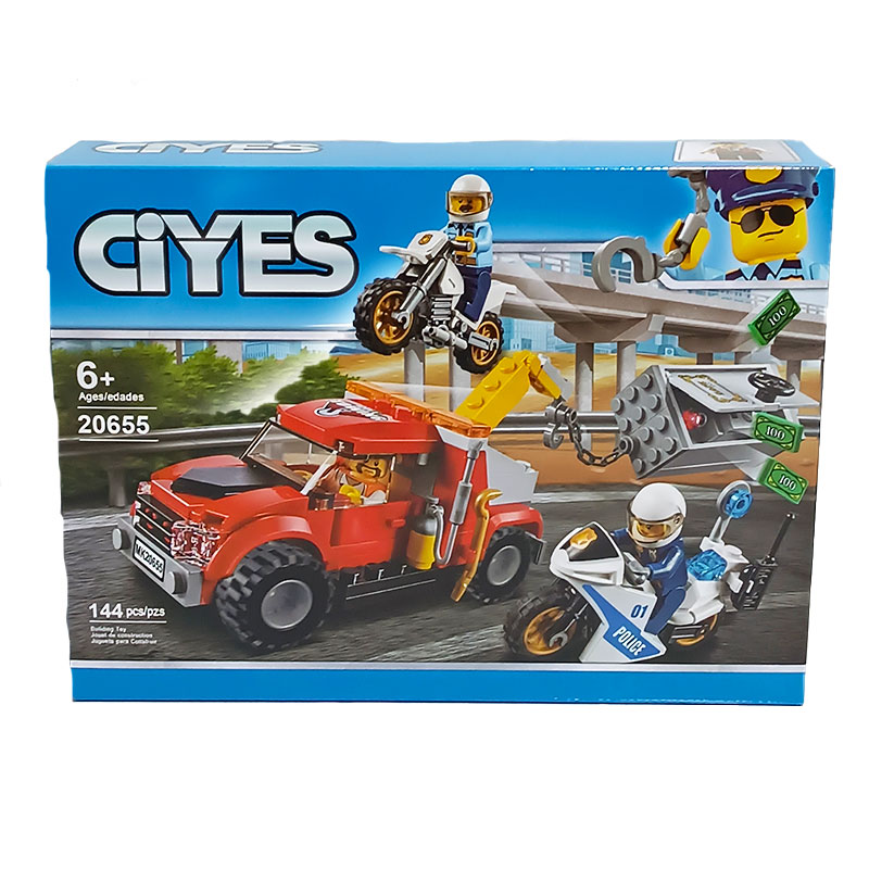 بازی ساختنی لگو امداد خودرو برند CITYES کد 20655