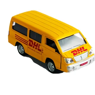 ماشین فلزی ون پستی DHL مدل بستنی فروشی