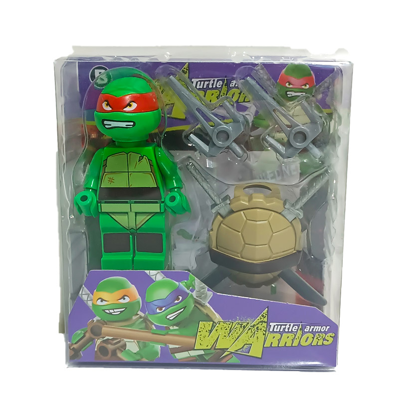 بازی ساختنی لگو فیگور لاک پشت نینجا برند TURTLE AMOR