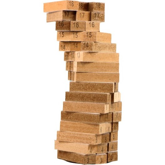بازی فکری جنگا (برج هیجان) mdf ابزار خورده