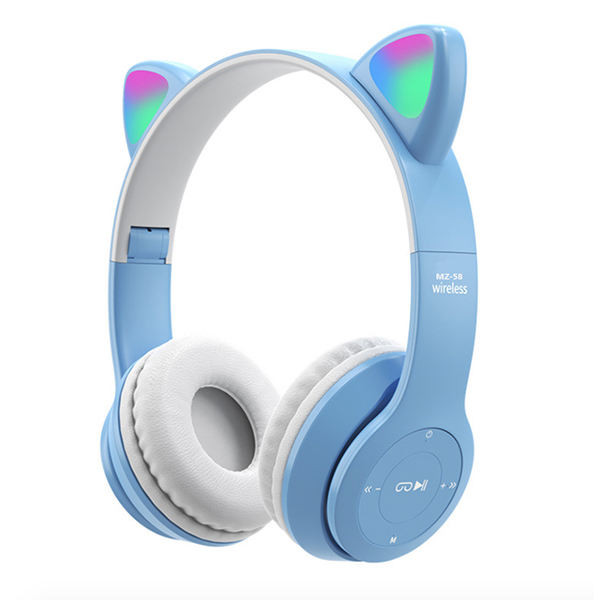 هدفون بلوتوثی مدل گربه ای CATear مدل P47M مخصوص کودکان