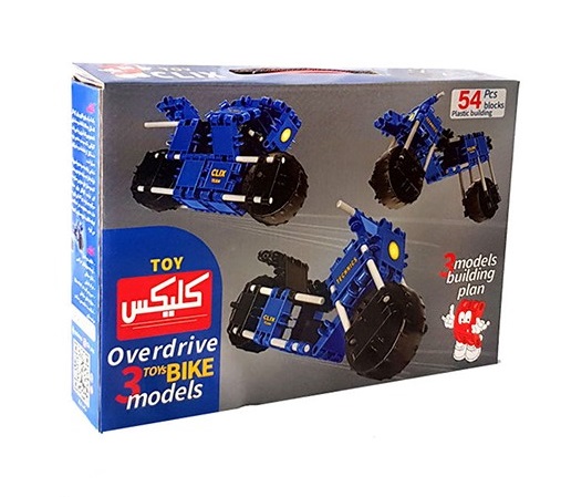 ساختنی کلیکس مدل over drive درایو 54 قطعه