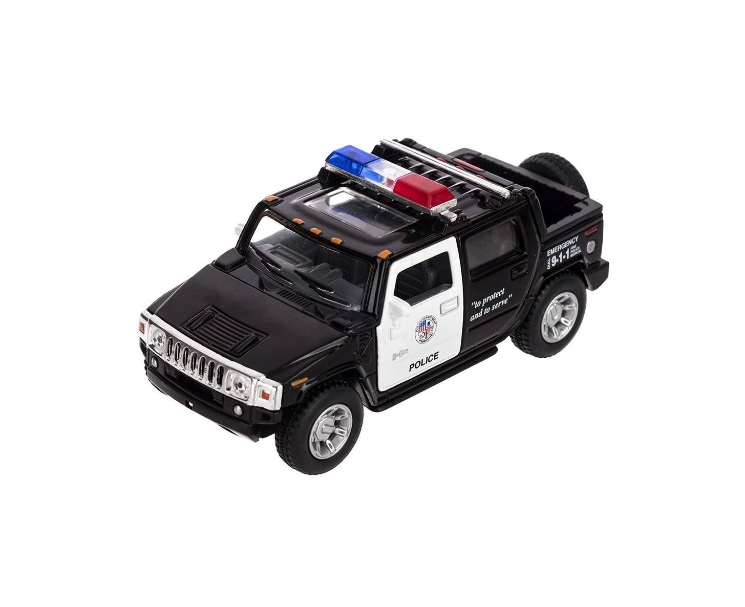 ماشین فلزی کینزمارت طرح هامر پلیس اچ 2 مدل 2005 Hummer H2 SUT
