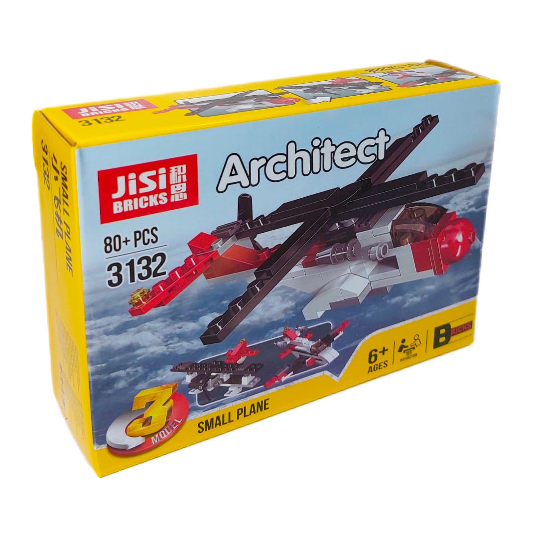 لگو هلی کوپتر architect(معمار) 3مدل برند jisi کد 3132