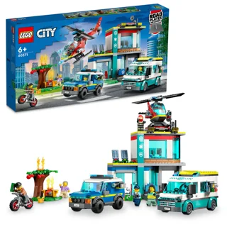 بازی ساختنی لگو ماشین اورژانس و آتشنشانی برند CITY