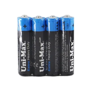 باتری نیم قلم 4عددی Uni Max مدل Extra Heavy Duty