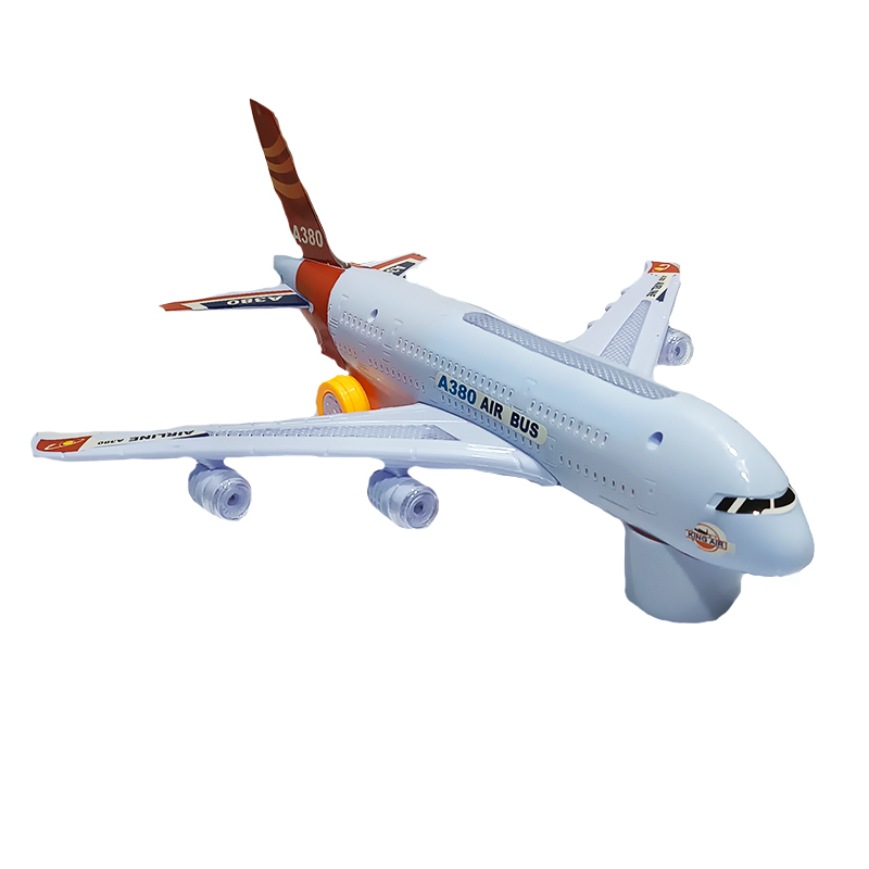 اسباب بازی هواپیما موزیکال مدل Air Bus A380